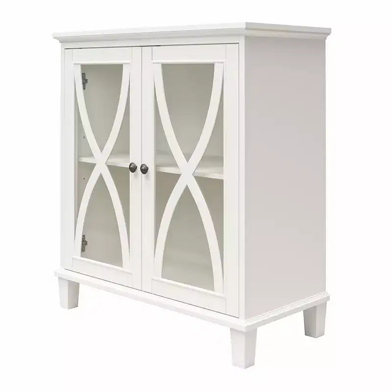 Accent Cabinet with Glass Doors