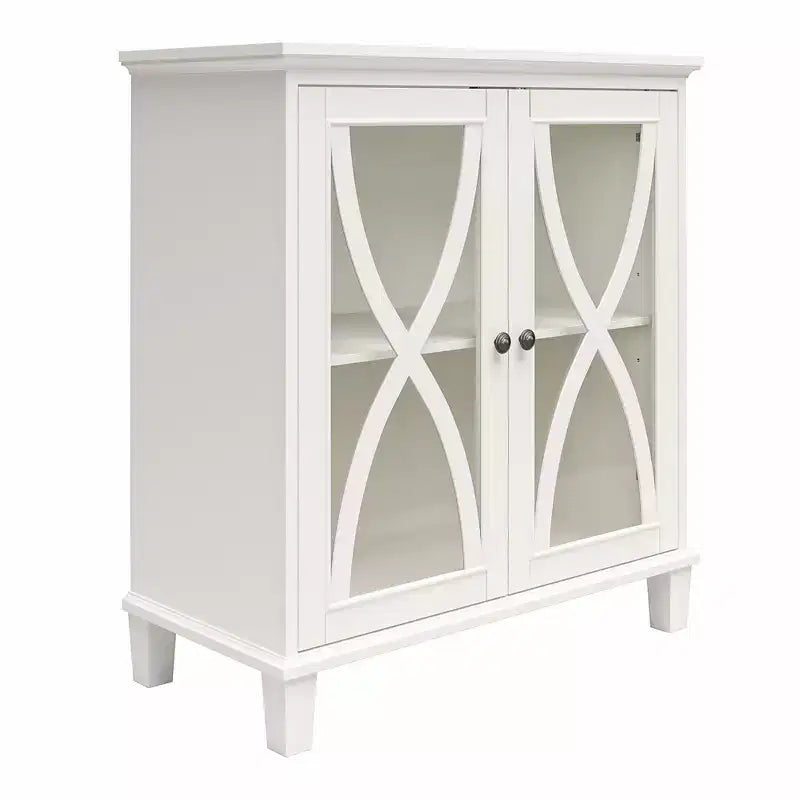 Accent Cabinet with Glass Doors