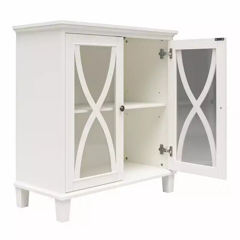 Accent Cabinet with Glass Doors