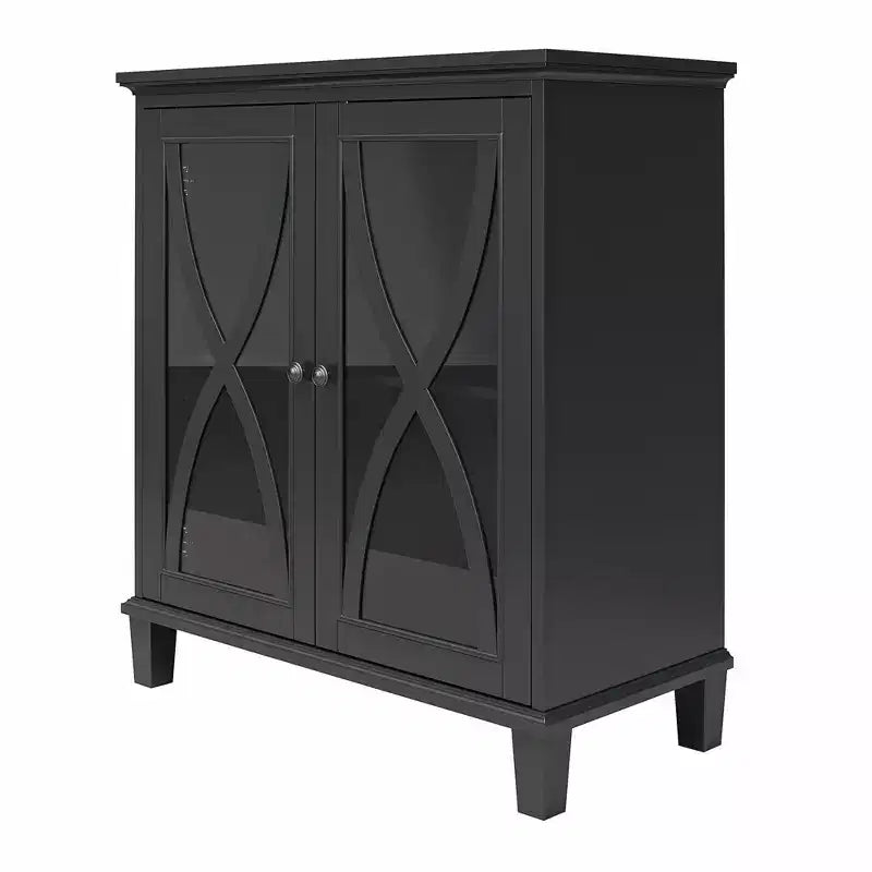 Accent Cabinet with Glass Doors