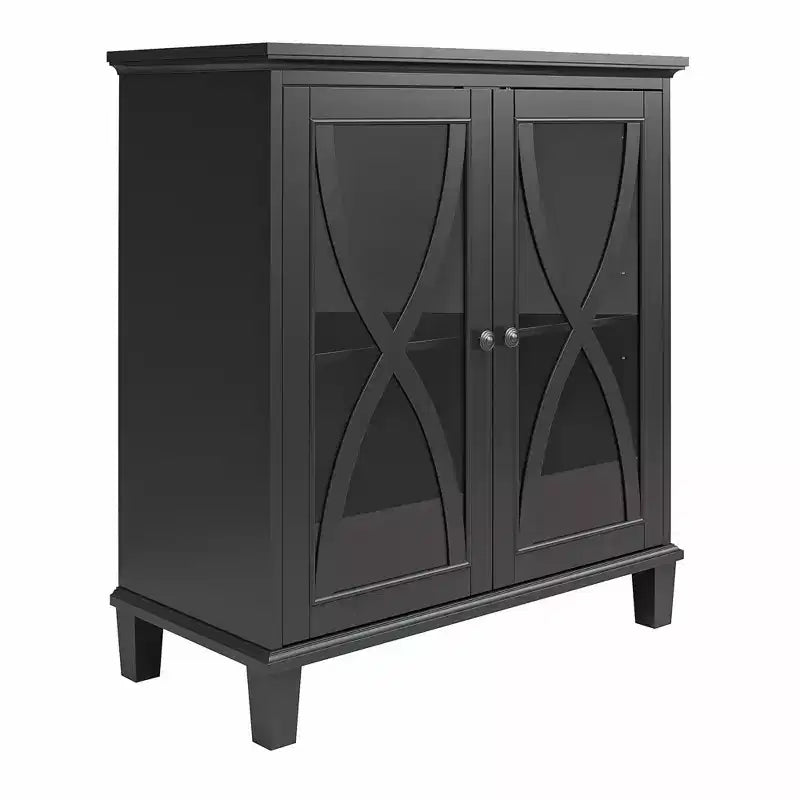 Accent Cabinet with Glass Doors