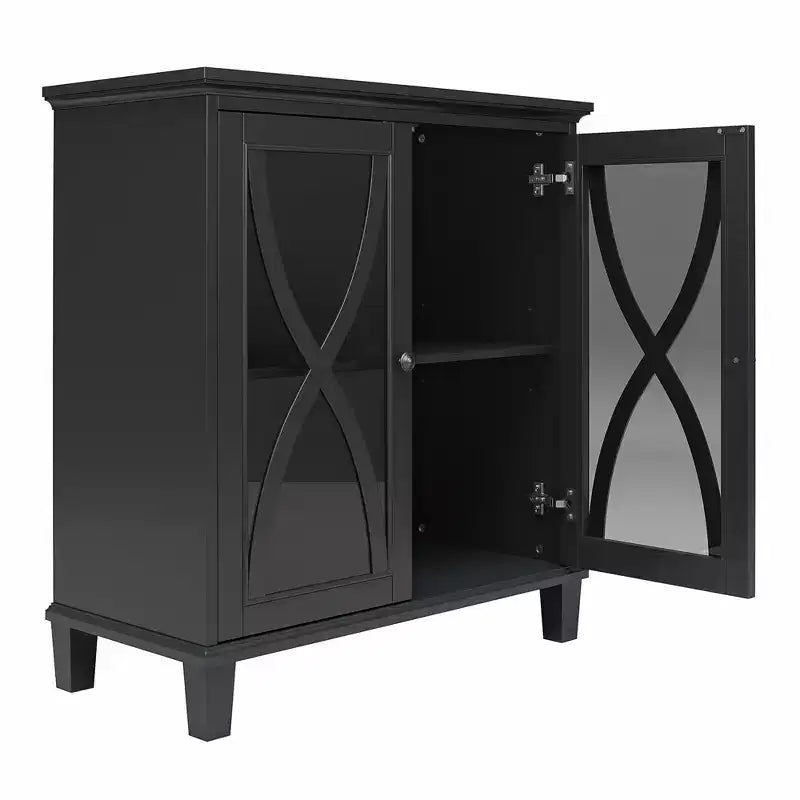 Accent Cabinet with Glass Doors
