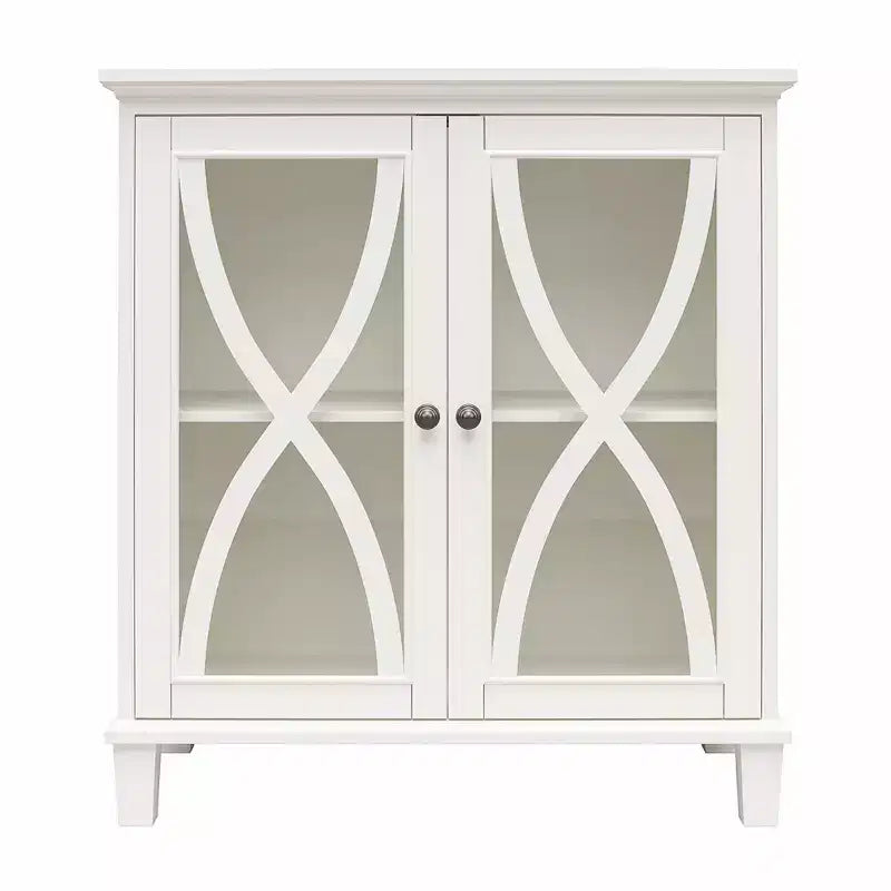 Accent Cabinet with Glass Doors