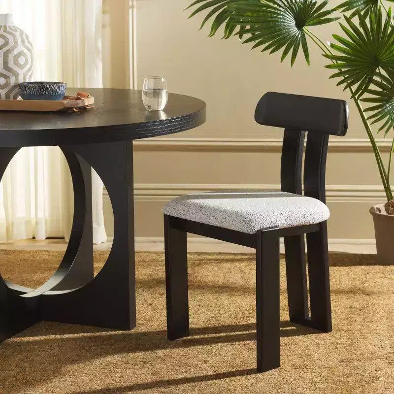 Boucle Seat Dining Chair