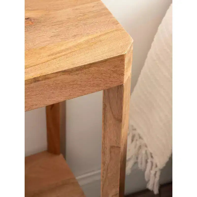 Wood Console Table, 36x14x33, Natural