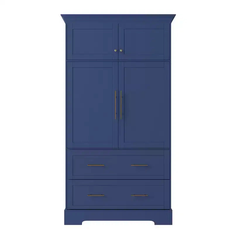 72 Farmhouse Kitchen Pantry Cabinet, Freestanding Dining Storage Cabinet with Drawers, Pull-Out Trays, and Cake Pan Storage