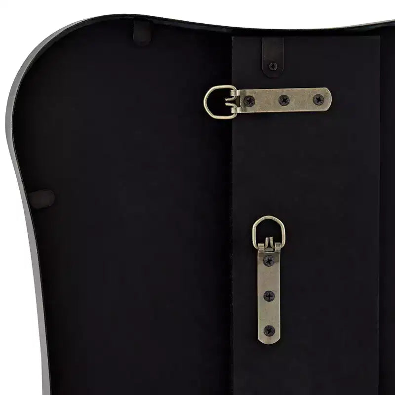 Dark Bronze 24 x 32 Curvy Wall Mirrors Set of 2