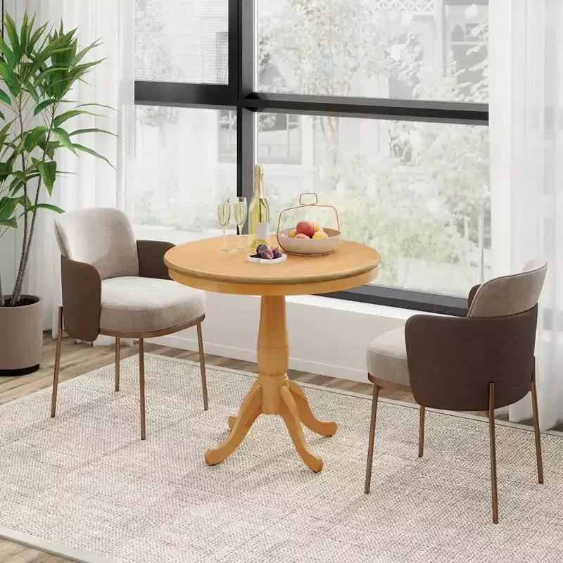 32 Round Pedestal Dining Table High Top Ped Table Kitchen Dining Room