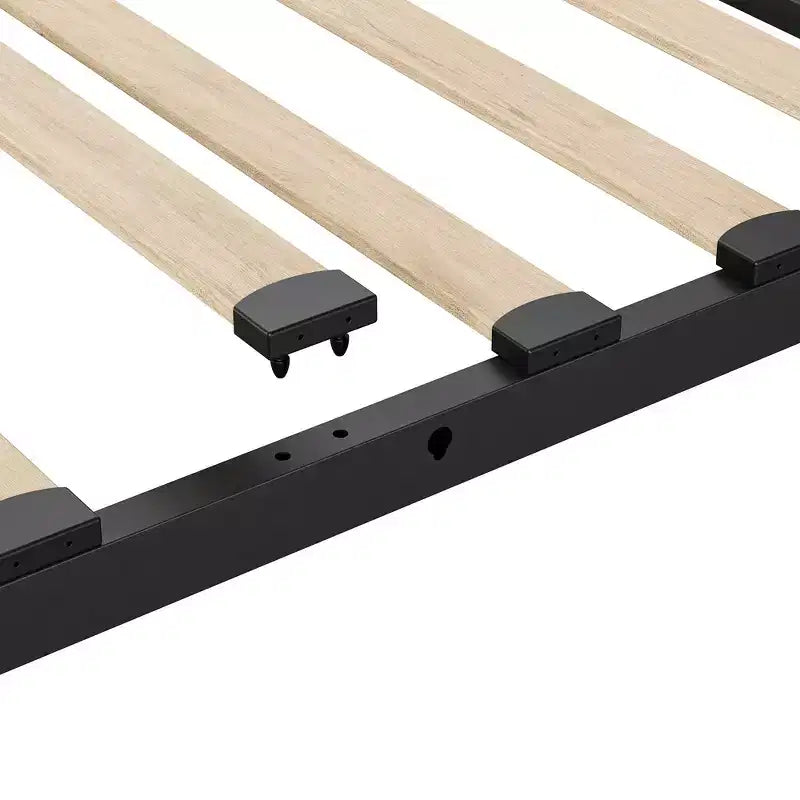 Struttura letto con contenitore e testiera regolabile, imbottita, con cassetti, doghe in legno, senza necessità di rete a molle, per camera da letto moderna