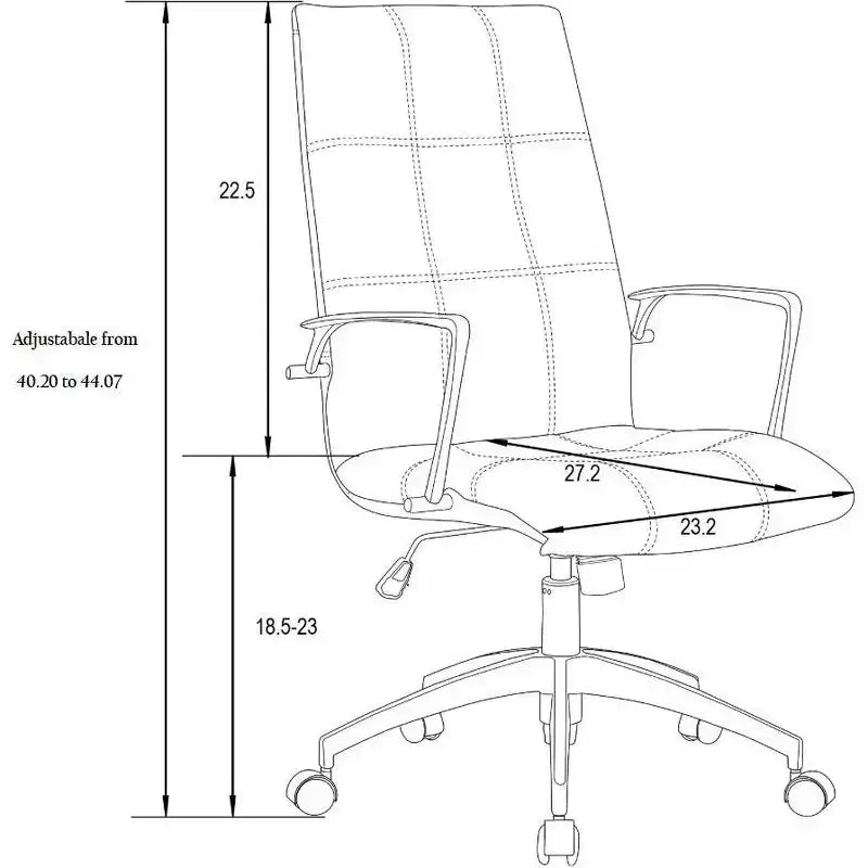 Ergonomic Office Chairs, Adjustable Comfort Desk Chair, Breathable Back Support for Long Work Hours