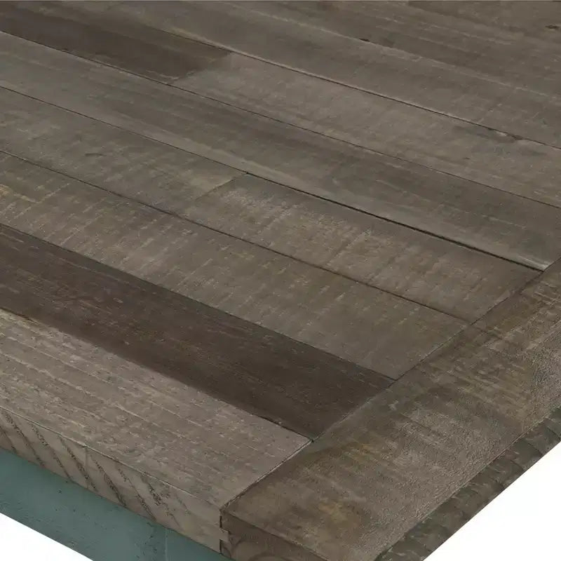 Panca da pranzo in legno bicolore