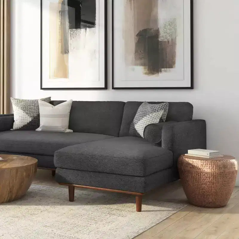 Metal Side Table, Heavy-Duty Small Side Table, Stylish Sofa Side Table for Apartment Decor