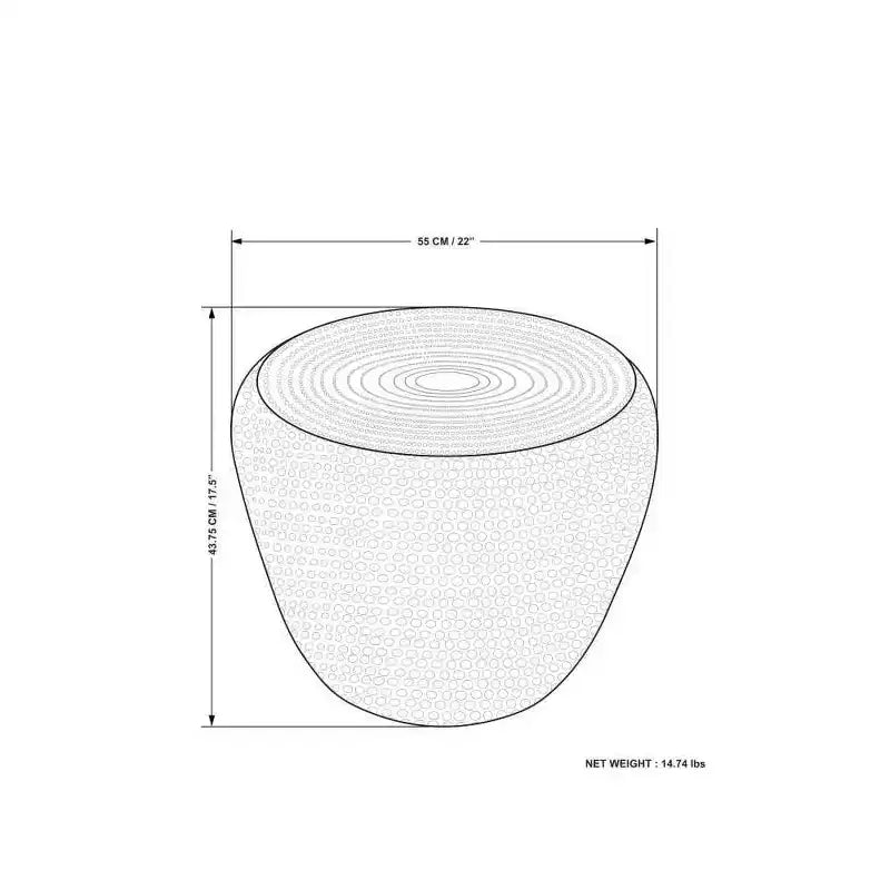 Metal Side Table, Heavy-Duty Small Side Table, Stylish Sofa Side Table for Apartment Decor
