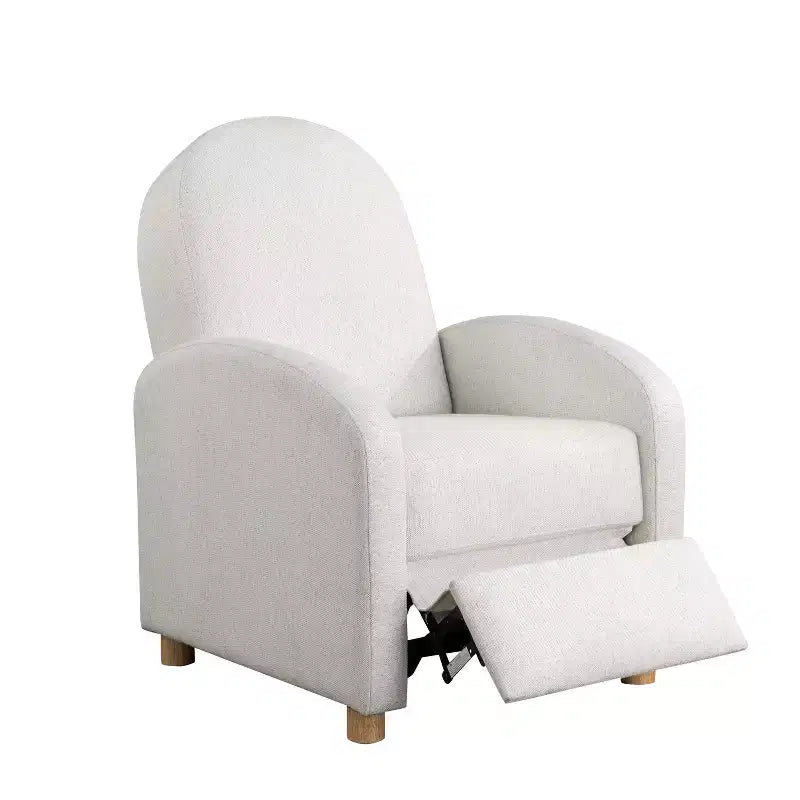 Pushback Recliner Woven, Sturdy Push Back Reclining Armchair, Cozy Lounge Seat for Reading Nook