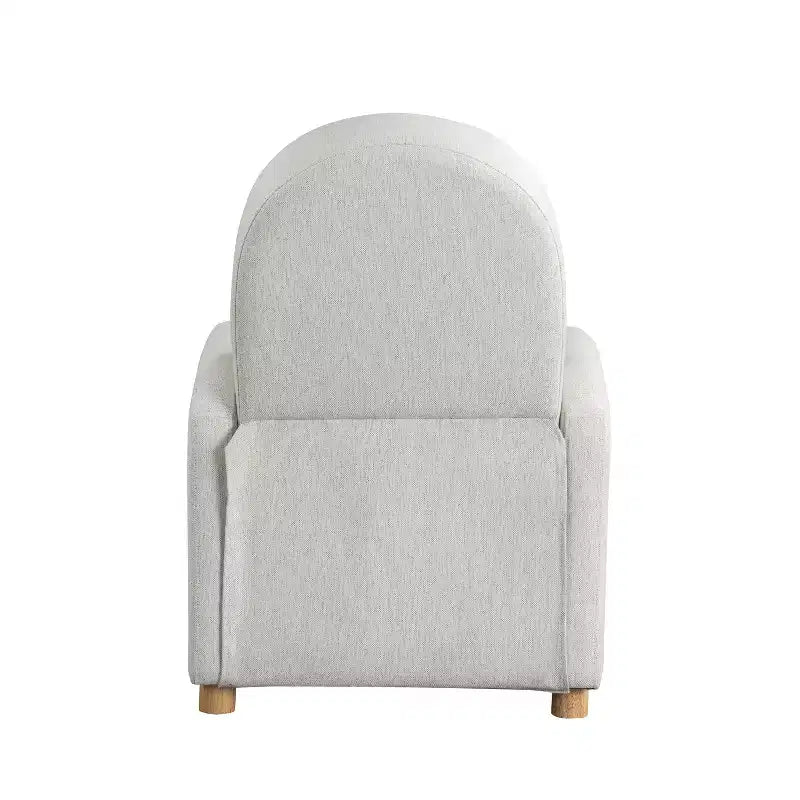 Pushback Recliner Woven, Sturdy Push Back Reclining Armchair, Cozy Lounge Seat for Reading Nook