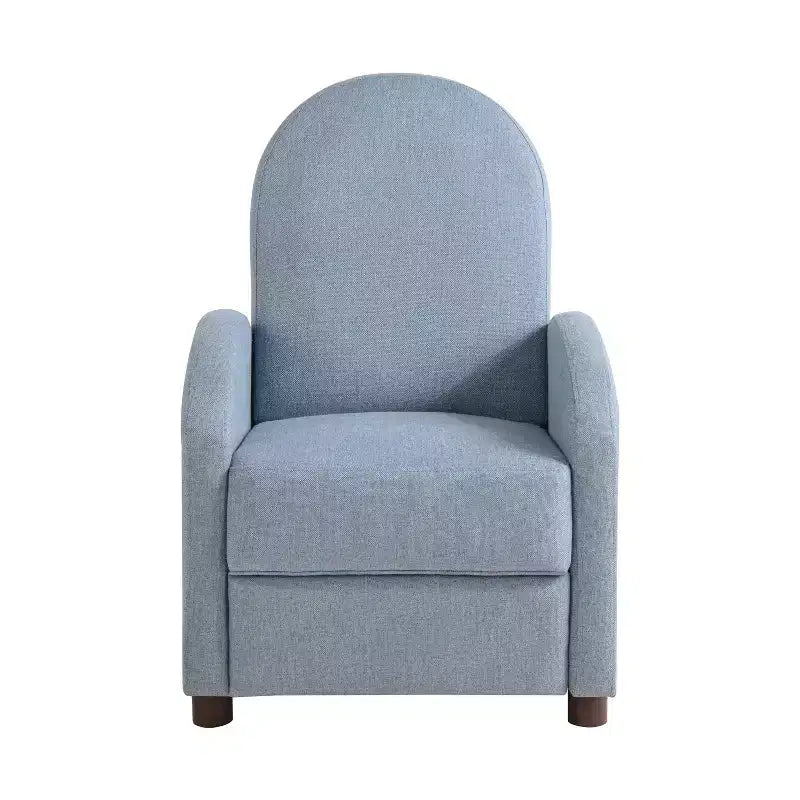 Pushback Recliner Woven, Sturdy Push Back Reclining Armchair, Cozy Lounge Seat for Reading Nook