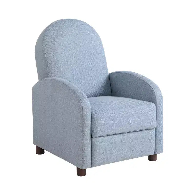 Pushback Recliner Woven, Sturdy Push Back Reclining Armchair, Cozy Lounge Seat for Reading Nook