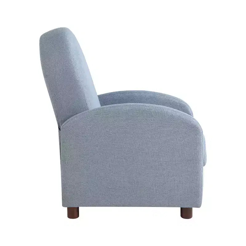 Pushback Recliner Woven, Sturdy Push Back Reclining Armchair, Cozy Lounge Seat for Reading Nook