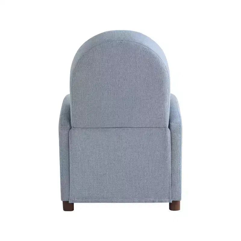 Pushback Recliner Woven, Sturdy Push Back Reclining Armchair, Cozy Lounge Seat for Reading Nook